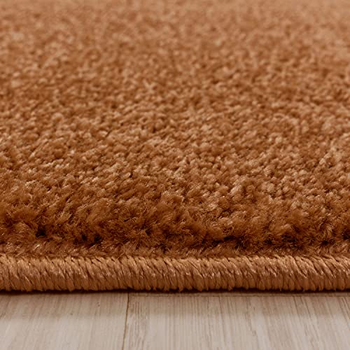 Extra Large Copper Coloured Rug | Rust, Brown | Woven Carpet | 200 x 2 ...
