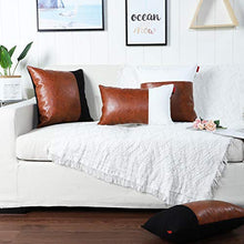 Load image into Gallery viewer, Copper Brown &amp; Black Cushion Covers 

