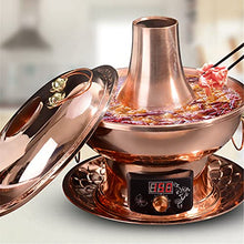 Load image into Gallery viewer, Copper Electric Fondue Set | Charcoal Pot 

