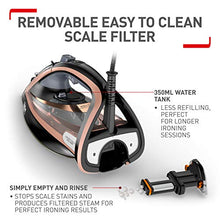 Load image into Gallery viewer, Pure Steam Iron | Copper &amp; Black | Removable Filter | FV9845 
