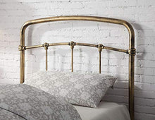 Load image into Gallery viewer, Traditional Style Copper Antique Bed Frame With Headboard &amp; Footboard
