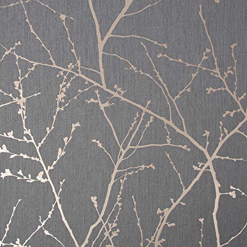 Copper Wallpaper | Innocence Floral Wallpaper | Graham & Brown