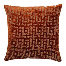 Load image into Gallery viewer, Patterned Cushion Cover | Copper Rust | 45 x 45cm | Paoletti Delphi 
