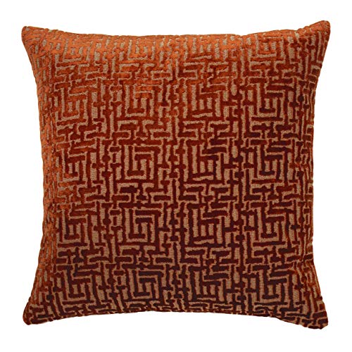 Patterned Cushion Cover | Copper Rust | 45 x 45cm | Paoletti Delphi 