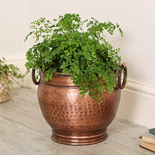 Load image into Gallery viewer, Hammered Finish Copper Plant Pot | Urn 
