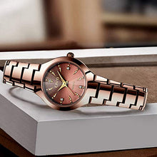 Load image into Gallery viewer, Pretty Copper &amp; Rose-Gold Women&#39;s Watch
