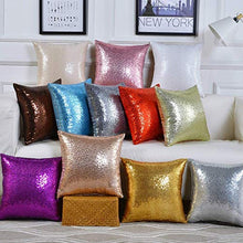 Load image into Gallery viewer, Copper Cushion Cover | 40 x 40 cm | Sequined 
