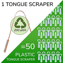 Load image into Gallery viewer, YogaMedic Tongue Scraper 2 Pack 100% Copper with Travel Case- Tongue Cleaning Tool, Fresher Breath, Tongue Cleaner for Adults &amp; Kids, Fight Bad Breath, Tounge Brush for Better Oral Hygiene, U Shape
