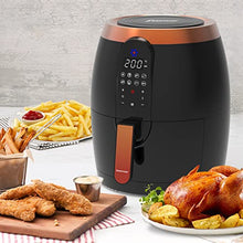 Load image into Gallery viewer, Black &amp; Copper Air Fryer | 3.5L | 1200-1400W
