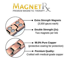 Load image into Gallery viewer, Men Copper Bracelet | MagnetRX | 99.9% Copper 
