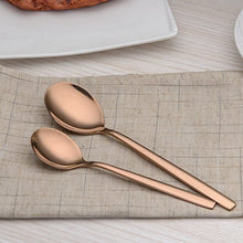 Load image into Gallery viewer, 4 Person Copper Cutlery Set | 24 Piece 

