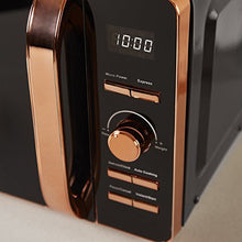 Load image into Gallery viewer, Tower | Black &amp; Copper Coloured Microwave
