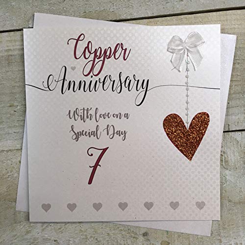 Copper Wedding Anniversary Card | 7 Years 