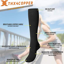 Load image into Gallery viewer, 3 Pairs Copper Compression Socks | Copper Infused Fabrics 

