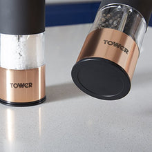 Load image into Gallery viewer, Electric Copper Salt &amp; Pepper Grinders

