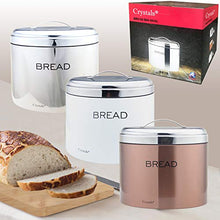 Load image into Gallery viewer, Copper &amp; Silver Bread Bin For Kitchen 
