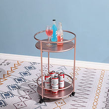Load image into Gallery viewer, Rose Gold, Copper Drinks Trolley 
