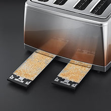 Load image into Gallery viewer, Removable Crumb Tray | Copper 4 Slice Toaster
