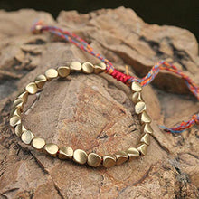 Load image into Gallery viewer, Tibetan Copper Beads | Lucky Buddhist Bracelet 
