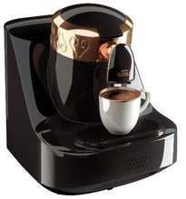 Load image into Gallery viewer, Arzum | Automatic Turkish Coffee Machine | Black &amp; Copper | 710W | 1L
