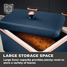 Load image into Gallery viewer, Large Capacity Bread Bin | Copper &amp; Midnight Blue 
