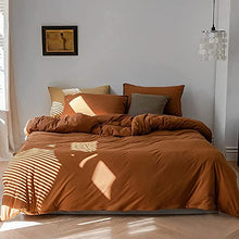 Load image into Gallery viewer, Copper Duvet Cover Bedding Set
