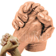 Load image into Gallery viewer, Couples Hand Casting Kit | Gift | Present | Copper 
