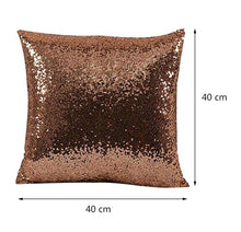Load image into Gallery viewer, Sequined Copper Cushion Cover | 40 x 40cm 
