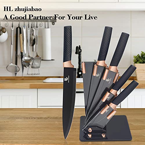 Copper knife block set cheap