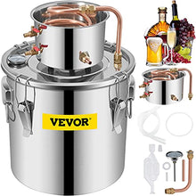 Load image into Gallery viewer, Stainless Steel &amp; Copper Moonshine Still Distiller | 8.5Gal | 38L 2pot | Home Brewing Kit
