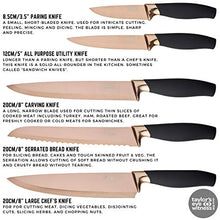 Load image into Gallery viewer, 5 Pieces Copper Knife Set 
