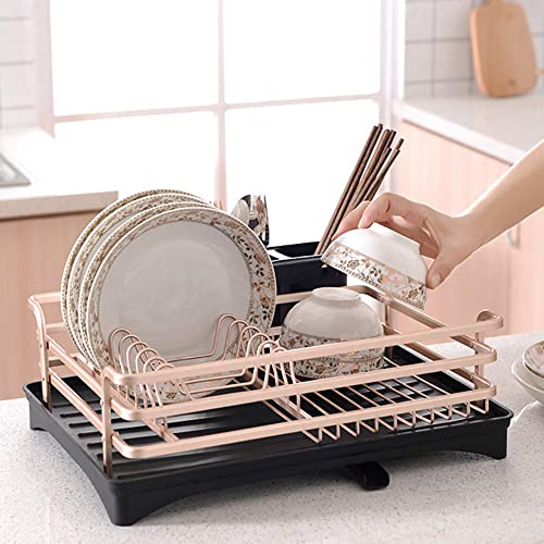 Black and 2025 copper dish drainer