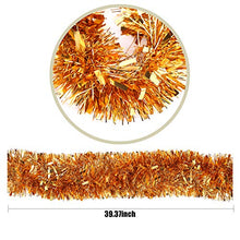 Load image into Gallery viewer, Metallic Copper Coloured Tinsel | Sparkly 
