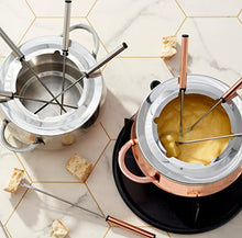 Load image into Gallery viewer, Rose-Gold/ Copper Fondue Set | 6 People | Gift Set 
