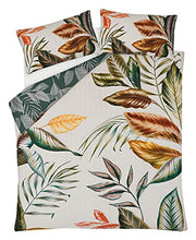 Load image into Gallery viewer, Tropical Leaf Duvet Set | Copper, Green | Bedding Set
