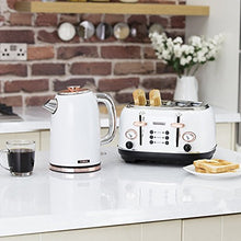 Load image into Gallery viewer, Kettle | White &amp; Copper | Tower
