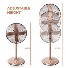 Load image into Gallery viewer, Adjustable Height Copper Fan 
