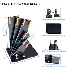 Load image into Gallery viewer, Foldable Knife Block | Copper &amp; Black 
