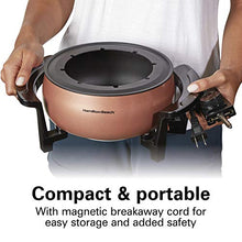 Load image into Gallery viewer, Copper Electric Fondue Pot Set | Hamilton Beach 
