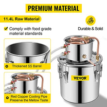 Load image into Gallery viewer, Copper &amp; Stainless Steel Distiller | Home Brewing Kit 
