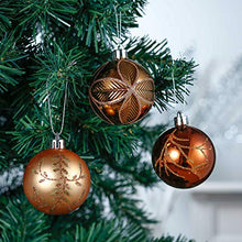 Load image into Gallery viewer, 30 Pack Copper &amp; Gold X-mas Tree Decorations 
