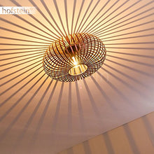 Load image into Gallery viewer, Modern Copper Ceiling Light | Wire Design 

