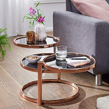 Load image into Gallery viewer, Clever Swivel Coffee Table | Copper Finish 
