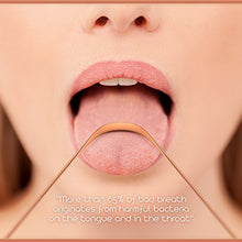 Load image into Gallery viewer, Arista Tongue Scraper | Ayurveda Tongue Cleaner | Copper Tongue Scraper for Bad Breath Treatment | Tongue Cleaner Scraper | Tongue Scrapers for Adults | Metal Tongue Scraper | Oral Hygiene Products
