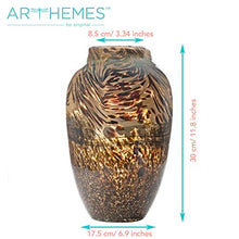 Load image into Gallery viewer, Handmade Mouthblown Copper Vase
