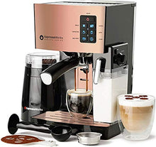 Load image into Gallery viewer, EspressoWorks | 10Pc Espresso Machine &amp; Cappuccino Maker | Copper/ Rose-Gold
