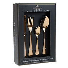 Load image into Gallery viewer, 16 Pieces Copper Cutlery Set | 4 People 

