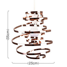Load image into Gallery viewer, Contemporary Twisting Swirling Pendant Light 
