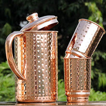 Load image into Gallery viewer, Copper Water Pitcher Jug | 100% Copper
