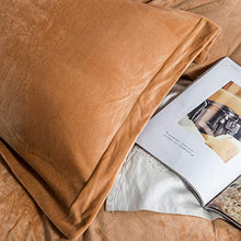 Load image into Gallery viewer, Velvet Copper Bedding Duvet Cover 
